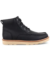 Club Room Men's Clifton Lace-Up Moc-Toe Boots, Created for Macy's