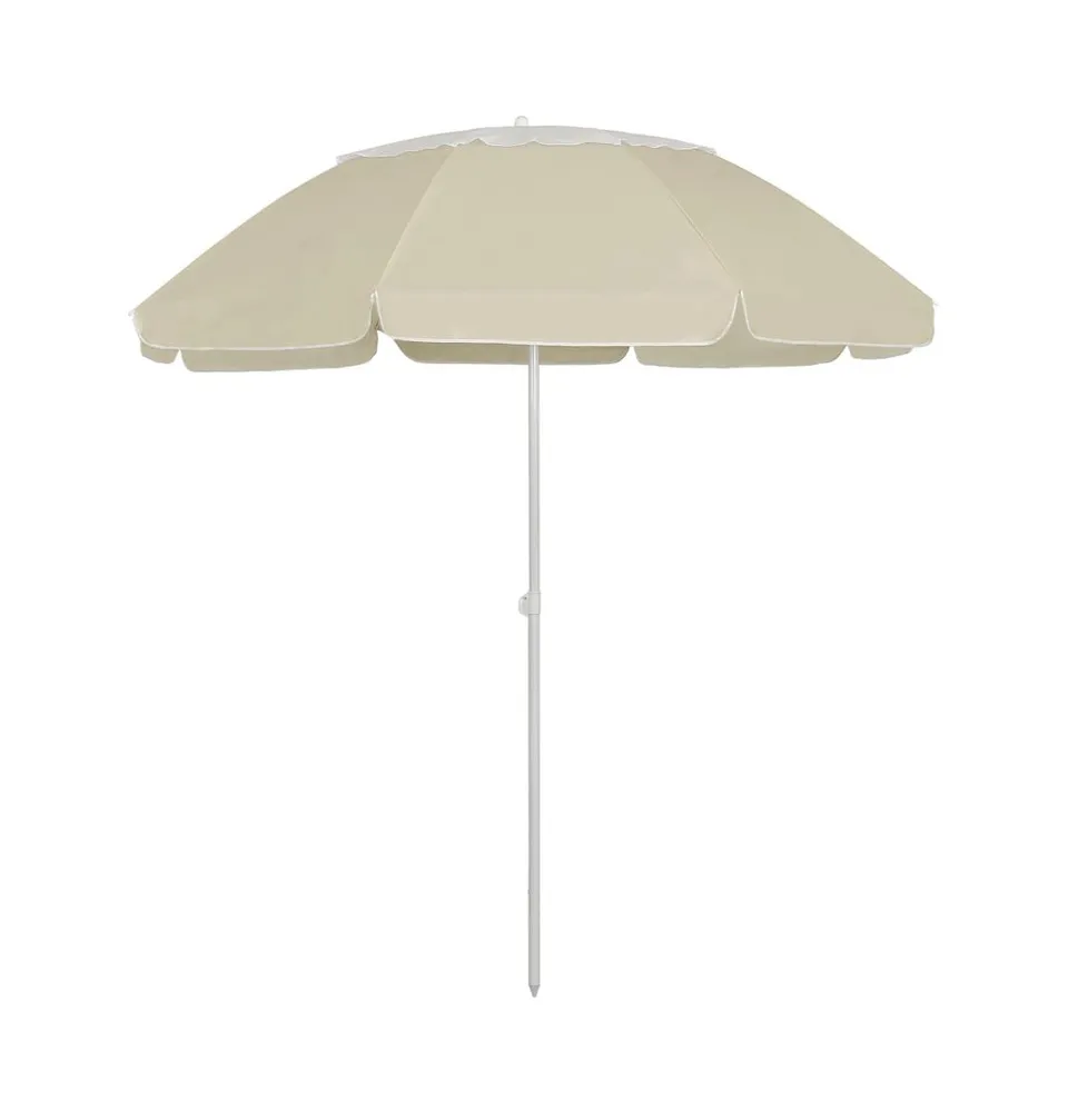 vidaXL Beach Umbrella Sand 118.1"