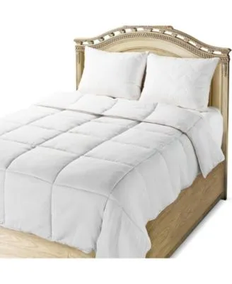 Mastertex Millgram Collection Down Alternative Bed Comforter White