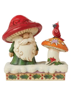 Jim Shore Santa By Mushroom and Bird