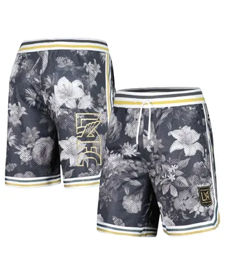 Men's The Wild Collective Black Lafc Mesh Printed Shorts