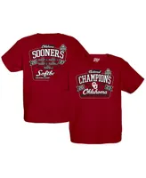 Big Boys Blue 84 Crimson Oklahoma Sooners 2023 Ncaa Softball Women's College World Series Champions Schedule T-shirt