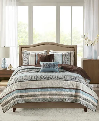 Madison Park Princeton 5-Pc. Quilt Set, King
