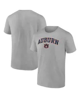 Men's Fanatics Heather Gray Auburn Tigers Campus T-shirt