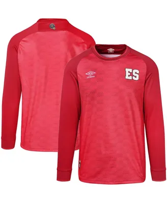 Men's Umbro Red El Salvador National Team 2023/24 Replica Long Sleeve Jersey