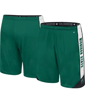 Men's Colosseum Green Michigan State Spartans Haller Shorts