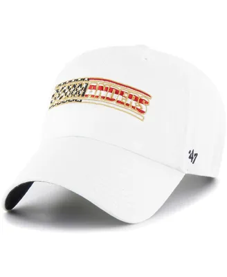 Men's '47 Brand White Washington Commanders Homeland Clean Up Adjustable Hat