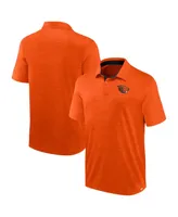 Men's Fanatics Heather Orange Oregon State Beavers Classic Homefield Polo Shirt