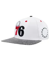 Men's Pro Standard White Philadelphia 76ers Hook Elephant Snapback Hat