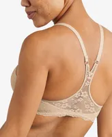 Maidenform One Fab Fit Lace T-Back Shaping Underwire Front Close Bra 7112