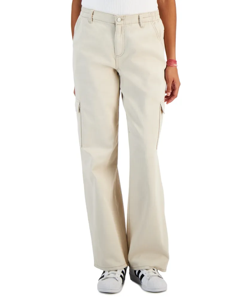 Wide Leg Low Cargo Pants