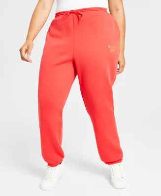 Reebok Plus Shine Fleece Jogger Pants