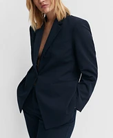 Mango Women's Fitted Suit Jacket