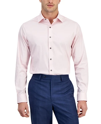 Alfani Men's Regular-Fit Temperature Regulating Solid Dress Shirt, Created for Macy's