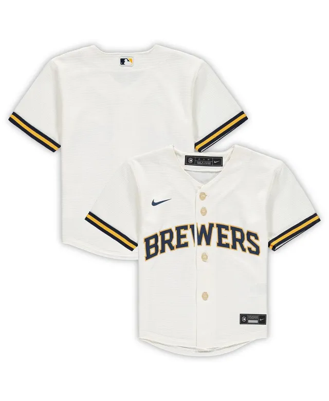 Nike Women's Christian Yelich Cream Milwaukee Brewers Home Replica Player  Jersey - Macy's