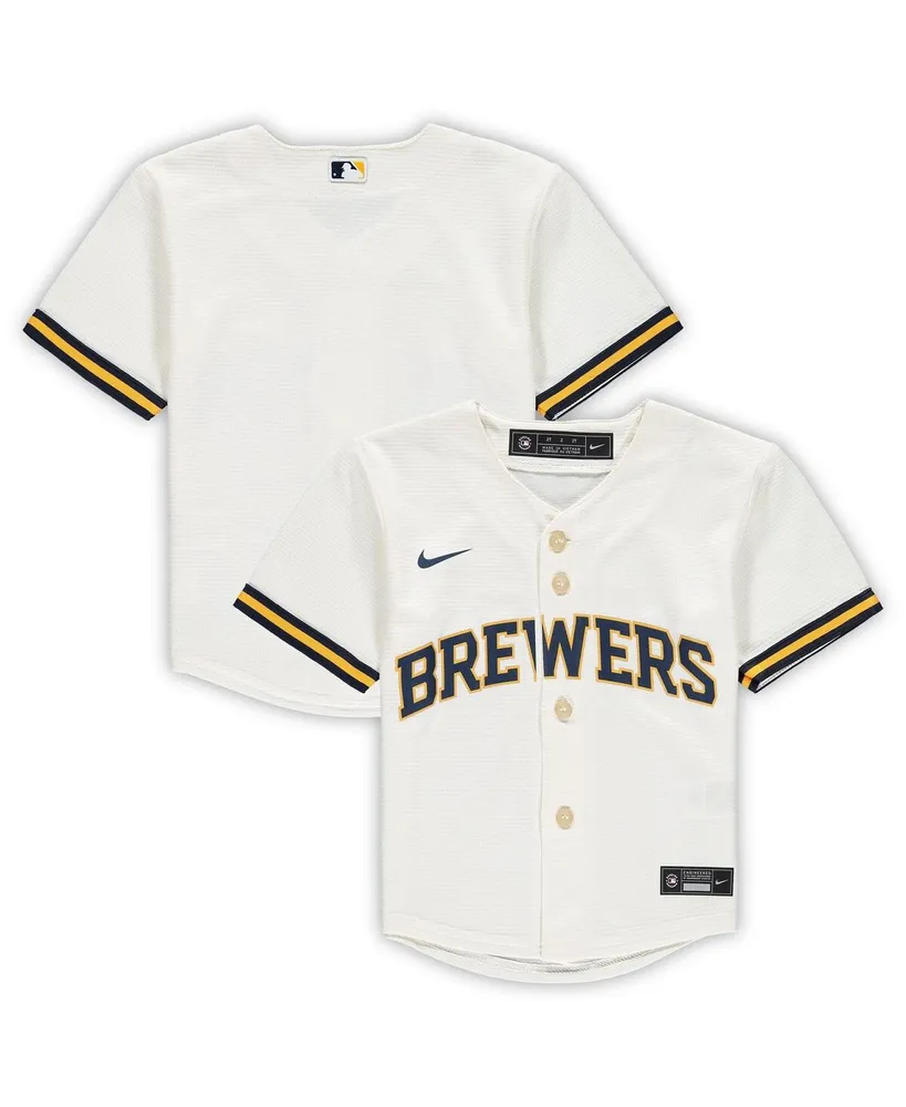 Nike Milwaukee Brewers Toddler Boys and Girls Official Blank Jersey