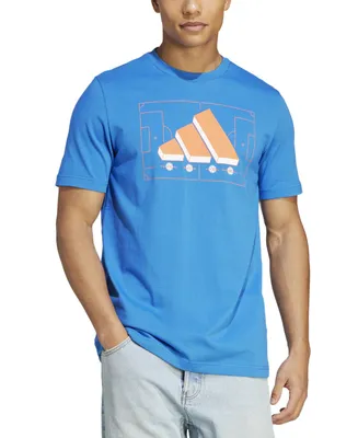 adidas Men's Graphic-Print Logo T-Shirt