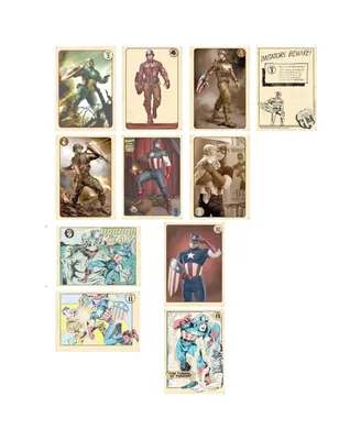 Marvel's The Avengers Agent Coulson's Vintage Captain America Trading Cards