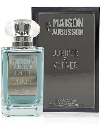 Palm Beach Beaute Men's La Maison de Aubusson Juniper & Vetiver Eau de Parfum Spray, 3.4 oz.