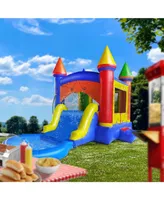 Cloud 9 Commercial Inflatable Bounce House with Pool, Water Slide, and Blower