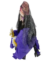 20" Lighted and Animated Fortune Teller Halloween Decoration