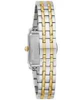 Bulova Women's Classic Sutton Two-Tone Stainless Steel Bracelet Watch 21mm - Two