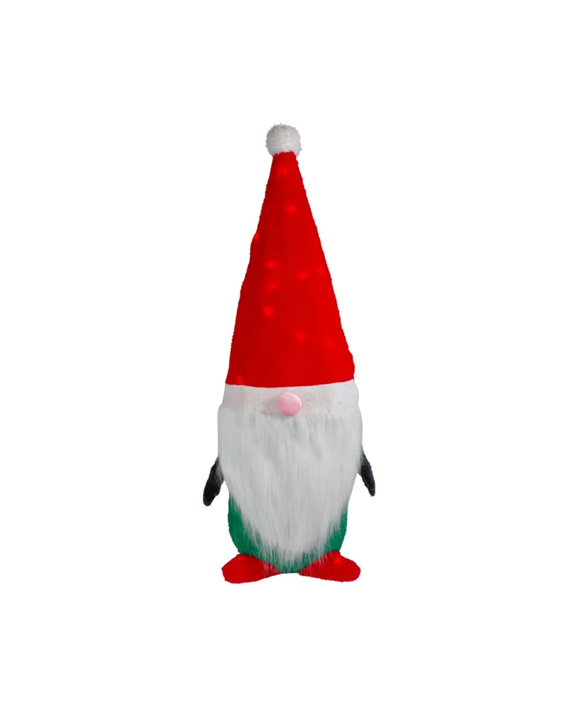 Lighted Christmas Gnome Yard Decoration 35"