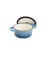 Smith and Clark Cast Iron 1 Quart Enamel Dutch Oven