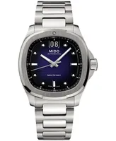 Mido Men's Swiss Automatic Multifort Stainless Steel Bracelet Watch 41mm