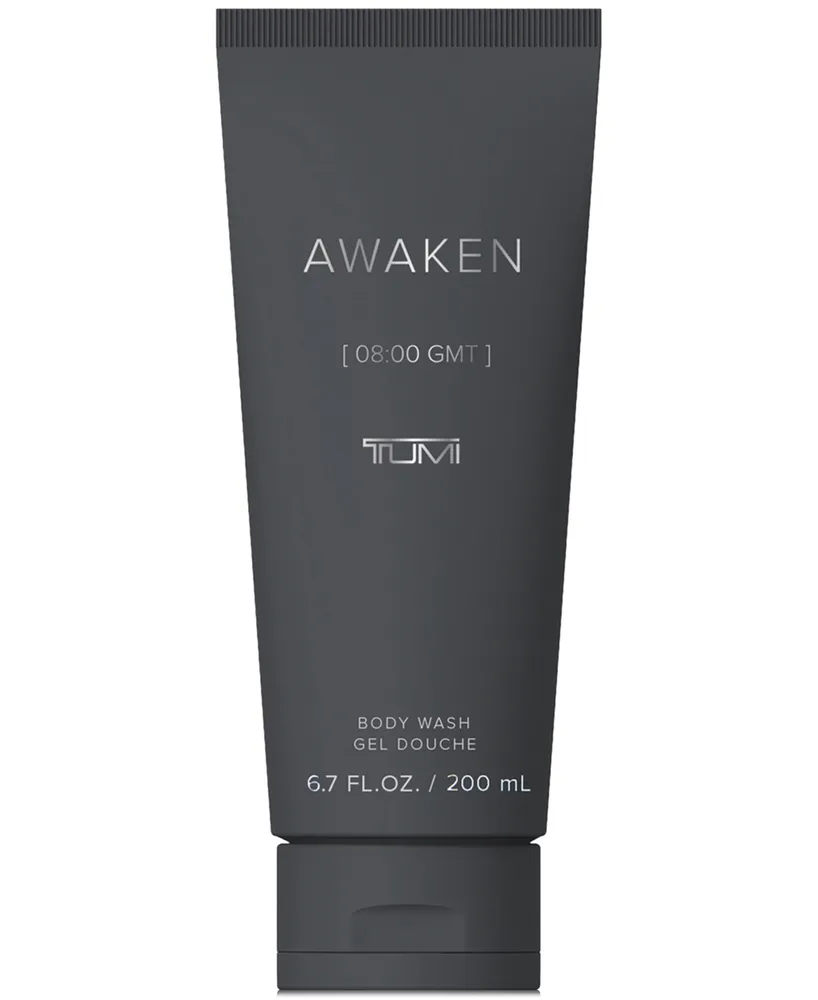 Tumi Men's Awaken [08:00 Gmt] Body Wash, 6.7 oz.