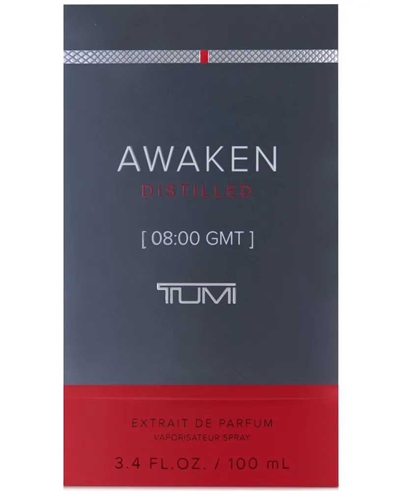 New! Tumi Men's Awaken Distilled [08:00 Gmt] Extrait de Parfum Spray, 3.4 oz.