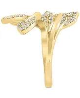 Effy Diamond Vine Motif Bypass Ring (5/8 ct. t.w.) in 14k Gold