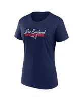 Women's Fanatics Navy, Red New England Patriots Fan T-shirt Combo Set