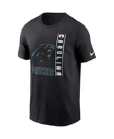 Men's Nike Black Carolina Panthers Lockup Essential T-shirt