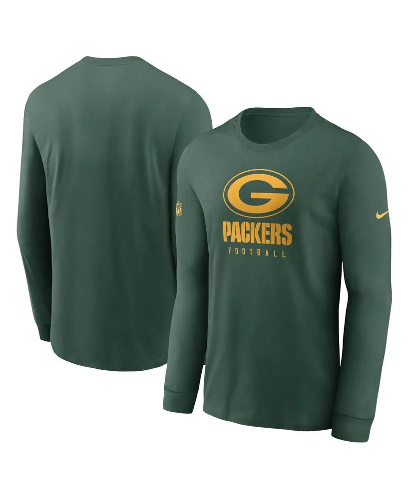 Nike Men's Dri-Fit Sideline Team (NFL Green Bay Packers) T-Shirt in White, Size: 2XL | 00LS10A7T-076