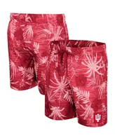 Men's Colosseum Crimson Indiana Hoosiers What Else is New Swim Shorts