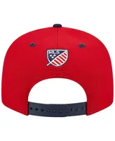 Men's New Era Red Charlotte Fc Americana 9FIFTY Snapback Hat