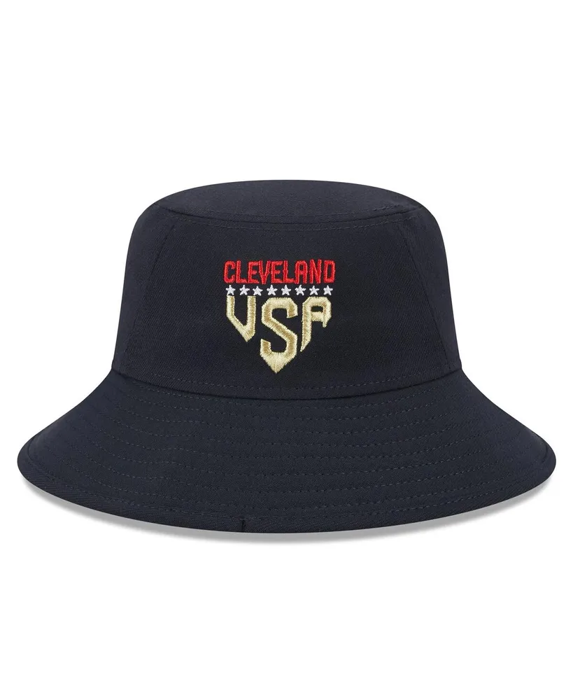 Men's New Era Navy Cleveland Guardians 2023 Fourth of July Bucket Hat