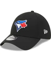 Men's New Era Black Toronto Blue Jays Logo 39THIRTY Flex Hat