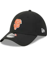 Men's New Era Black San Francisco Giants Logo 39THIRTY Flex Hat