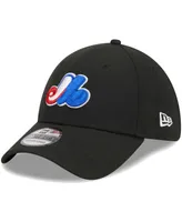 Men's New Era Black Montreal Expos Logo 39THIRTY Flex Hat