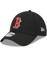 Men's New Era Black Boston Red Sox Logo 39THIRTY Flex Hat