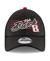 Men's New Era Black Kyle Busch 9FORTY Adjustable Script Hat