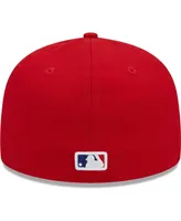 Men's New Era Red St. Louis Cardinals 2023 Mlb World Tour: London Series Flag 59FIFTY Fitted Hat