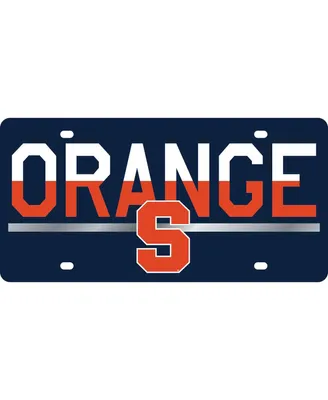 Syracuse Orange Duo Tone Color Acrylic License Plate