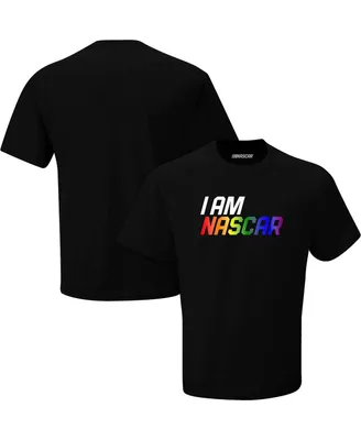 Men's Checkered Flag Sports Black Nascar Pride T-shirt