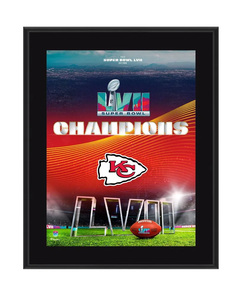 Travis Kelce Kansas City Chiefs 12 x 15 Super Bowl LVII Champions Sublimated Plaque with Replica Ticket