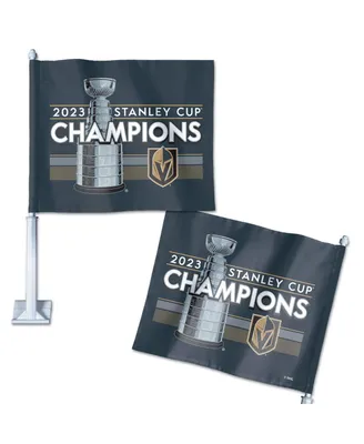 Wincraft Vegas Golden Knights 2023 Stanley Cup Champions Locker Room 11.75'' x 14'' Double-Sided Car Flag