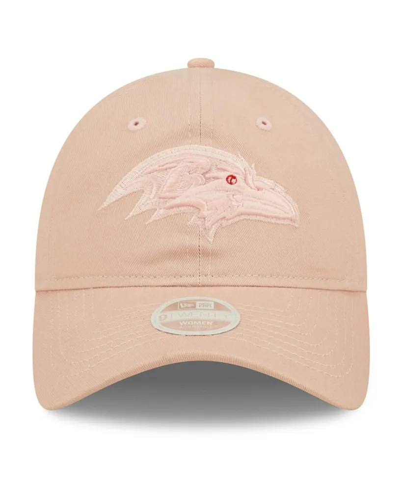 Women's New Era Pink Baltimore Ravens Core Classic 2.0 Tonal 9TWENTY Adjustable Hat