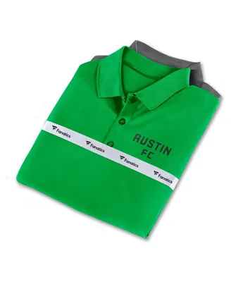 Men's Fanatics Green, Gray Austin Fc Iconic Polo Shirt Combo Set